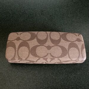 Coach Tan Eyeglasses Case